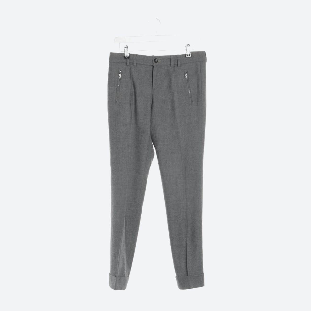 Image 1 of Wool Pants 72 Gray in color Gray | Vite EnVogue