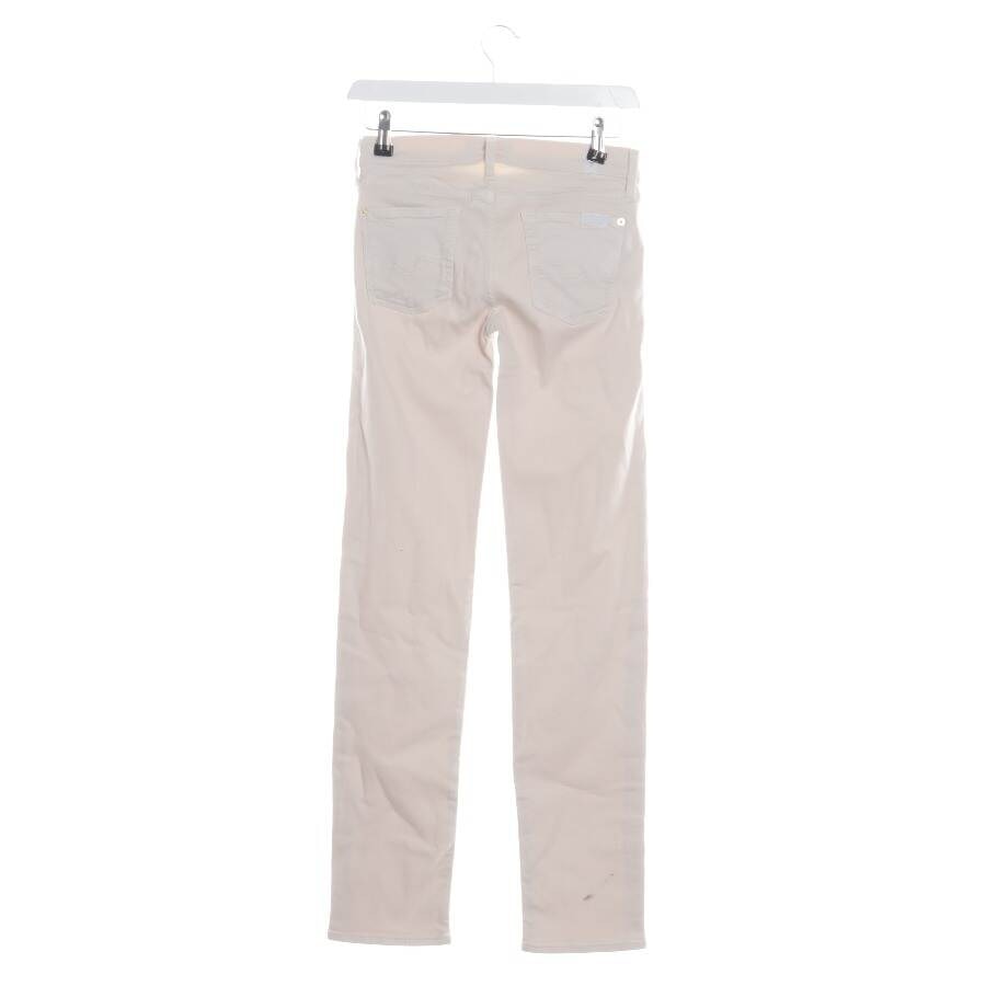 Image 2 of Jeans Straight Fit W26 Beige in color White | Vite EnVogue