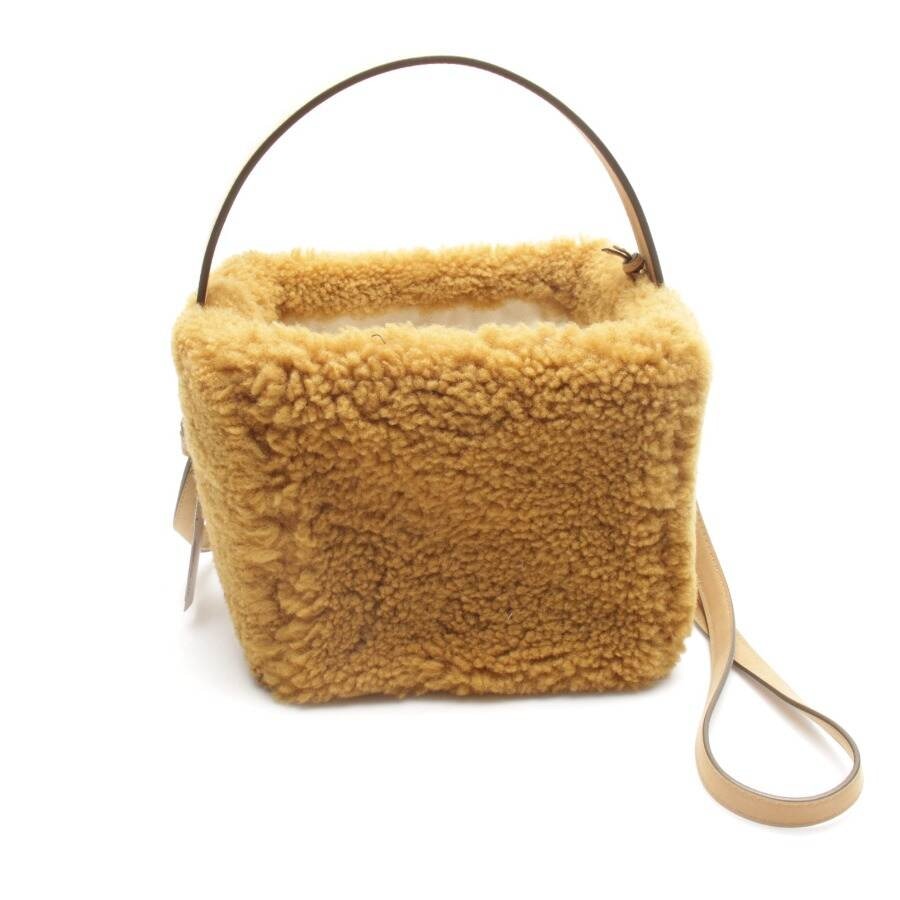 Image 2 of Furry Cube Bag Handbag Light Brown in color Brown | Vite EnVogue