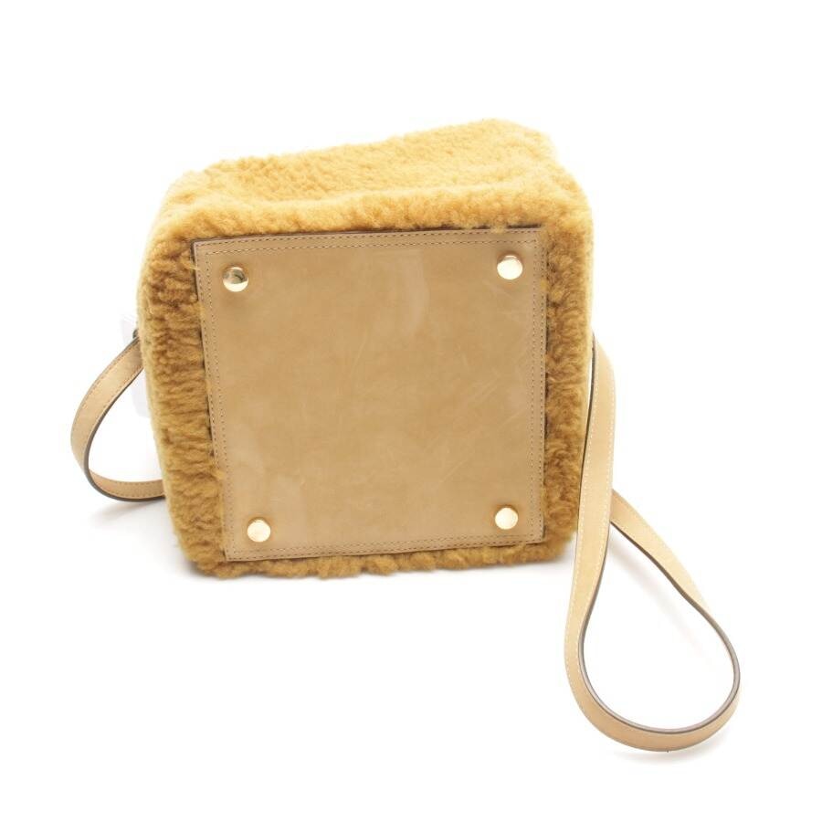 Image 3 of Furry Cube Bag Handbag Light Brown in color Brown | Vite EnVogue