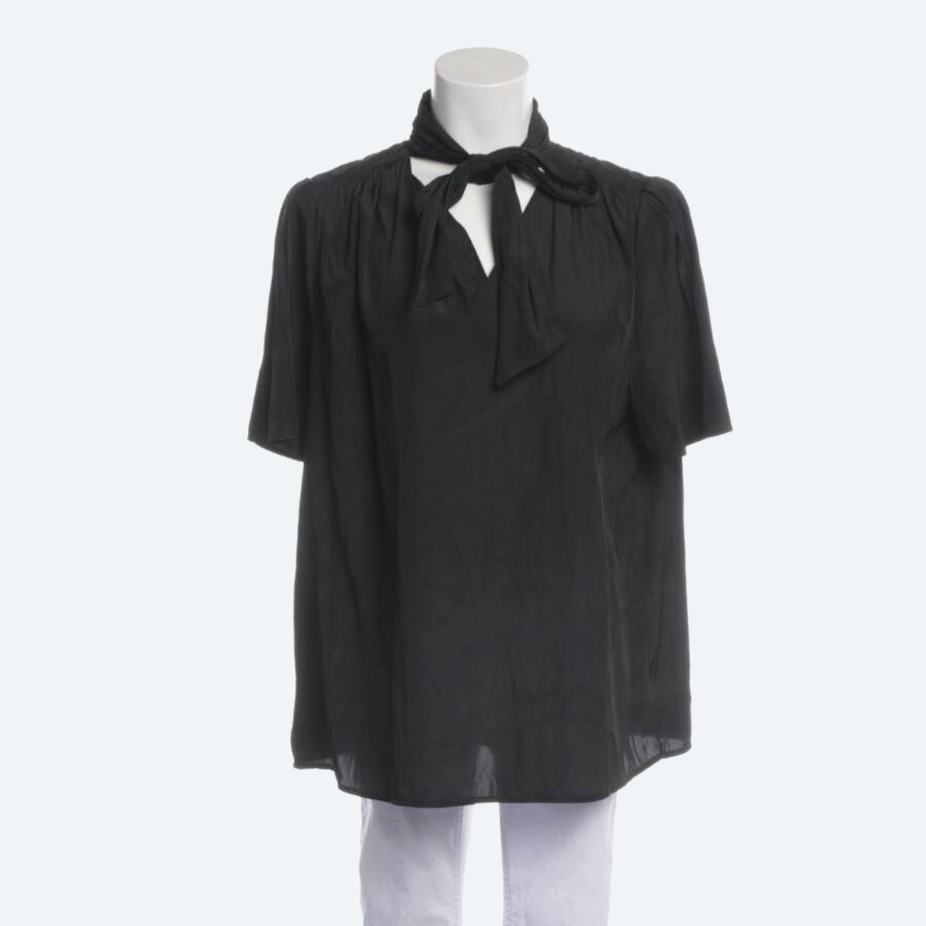Image 1 of Shirt Blouse 40 Black in color Black | Vite EnVogue