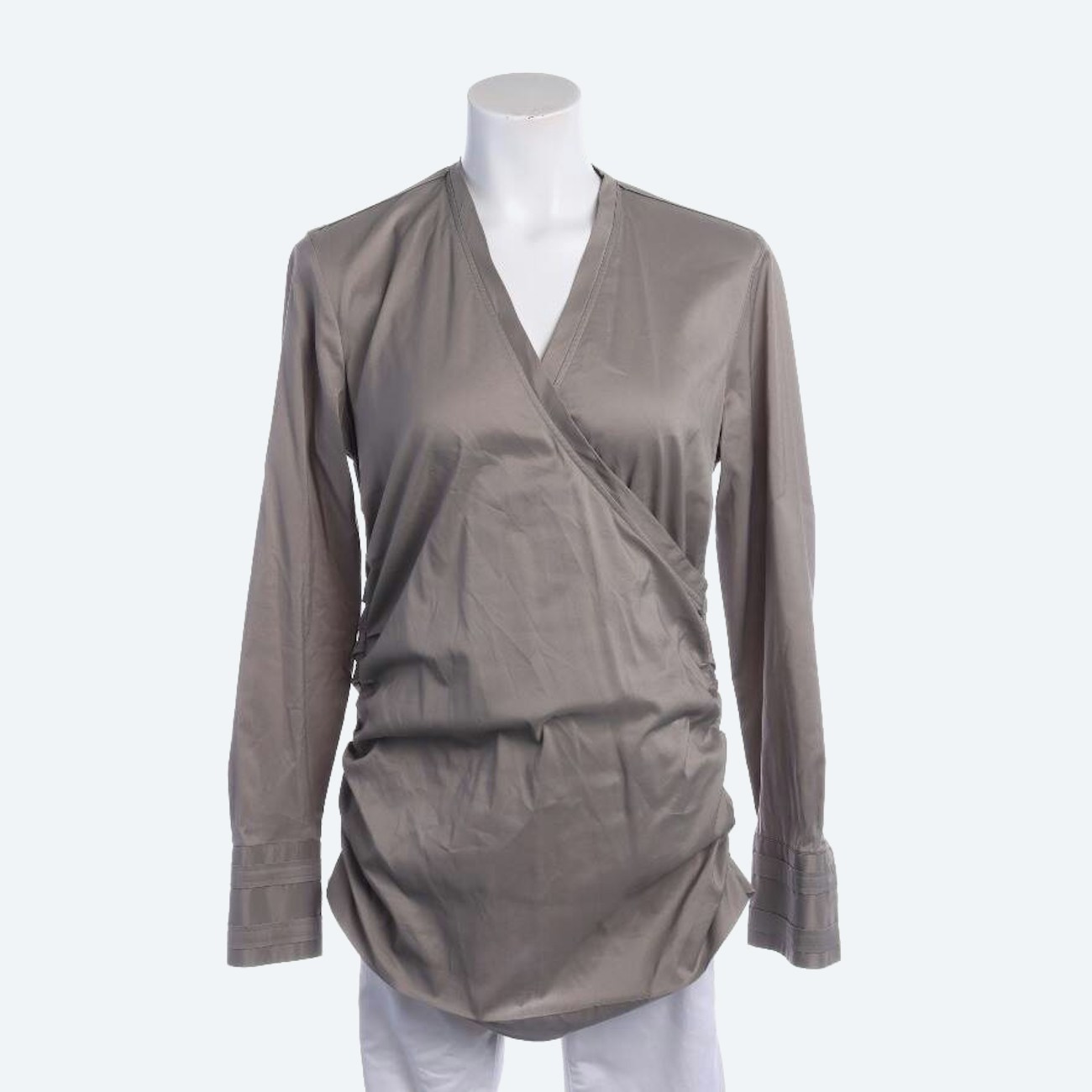 Image 1 of Shirt Blouse 42 Light Gray in color Gray | Vite EnVogue