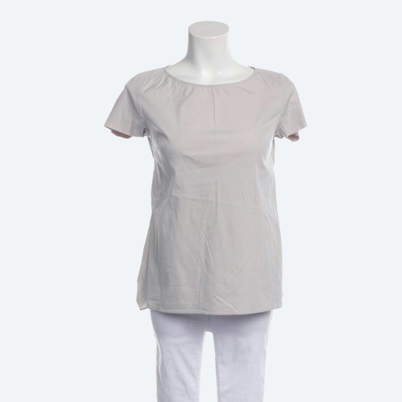 Image 1 of Shirt Blouse M Light Gray in color Gray | Vite EnVogue