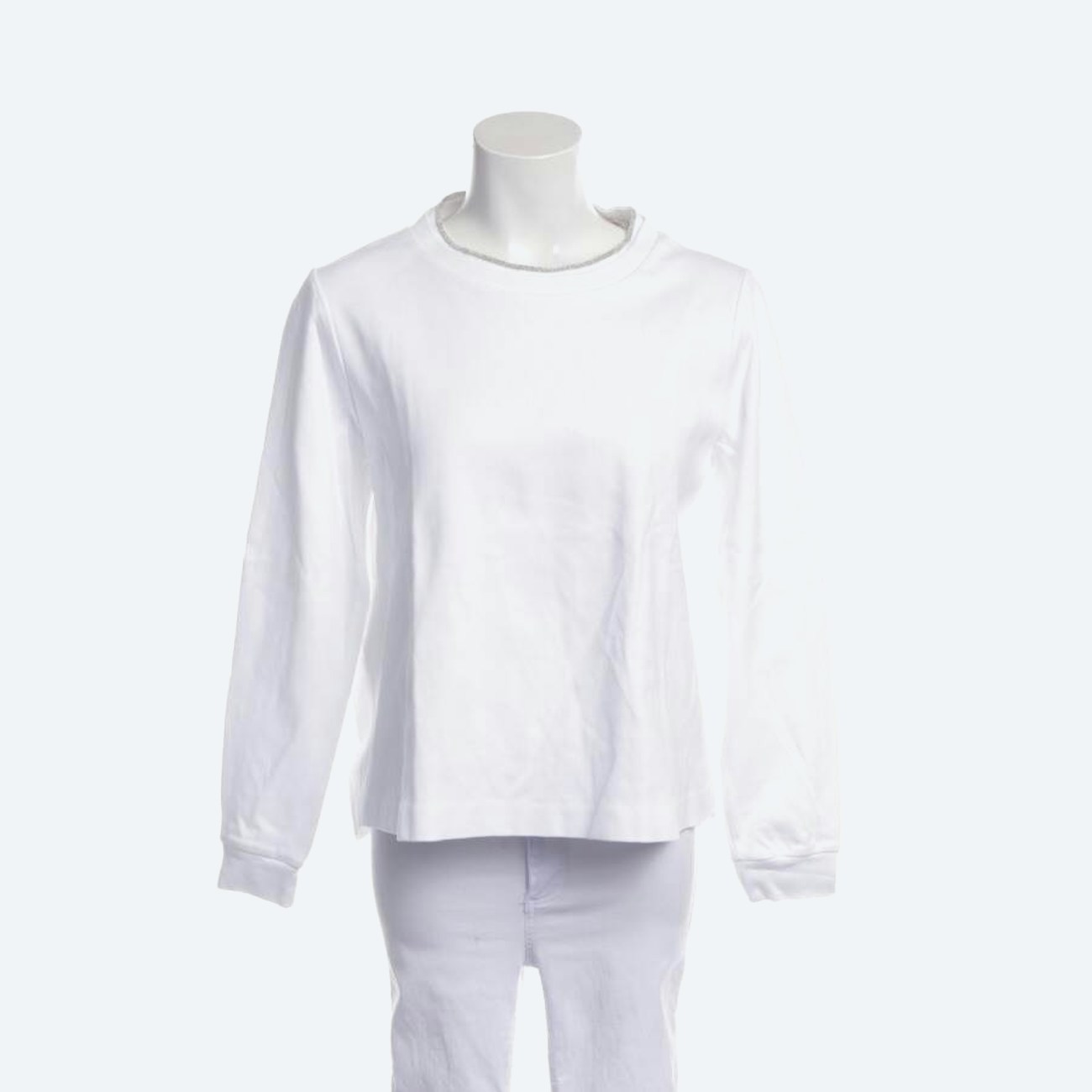 Image 1 of Sweatshirt 34 White in color White | Vite EnVogue