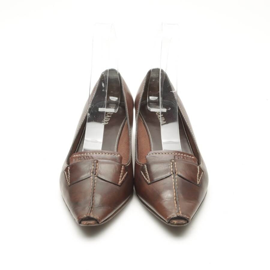 Image 2 of High Heels EUR 37.5 Dark Brown in color Brown | Vite EnVogue