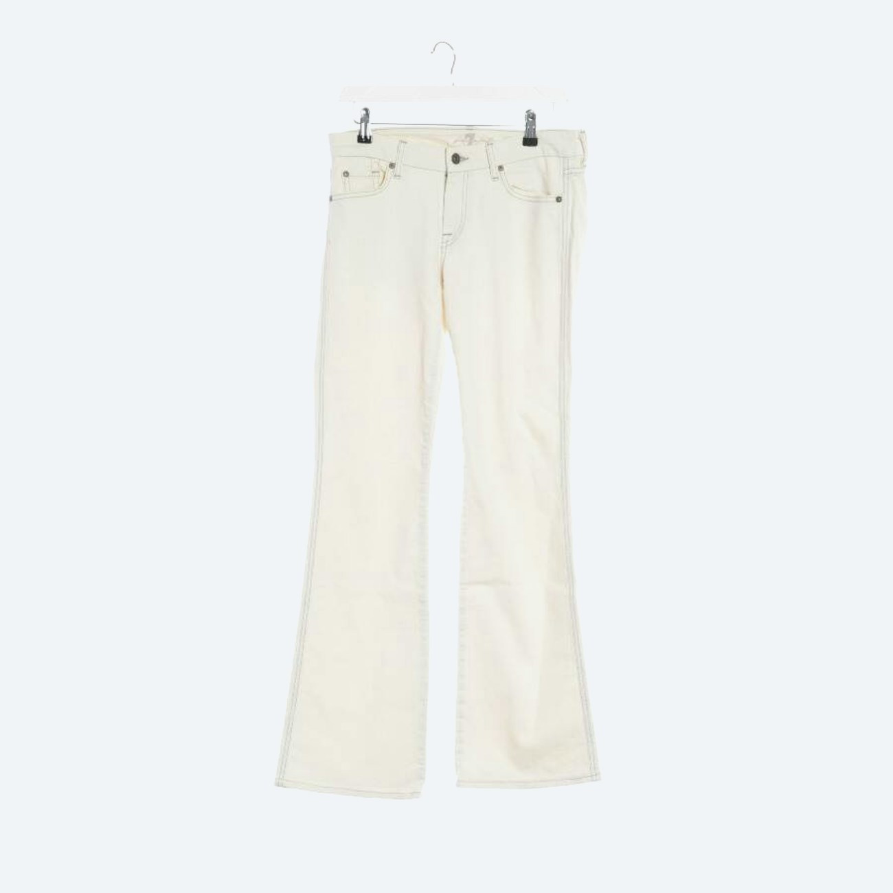 Bild 1 von Jeans Straight Fit W29 Beige in Farbe Weiß | Vite EnVogue
