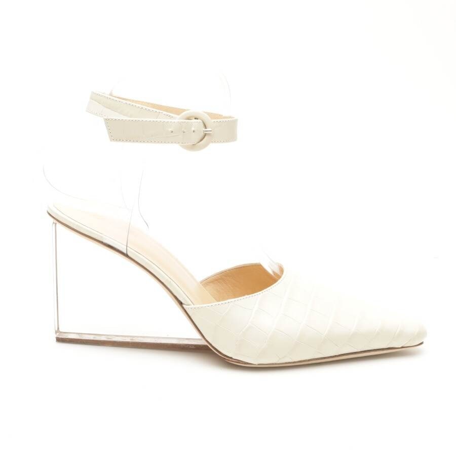 Bild 1 von Sandaletten EUR 39 Beige in Farbe Weiß | Vite EnVogue