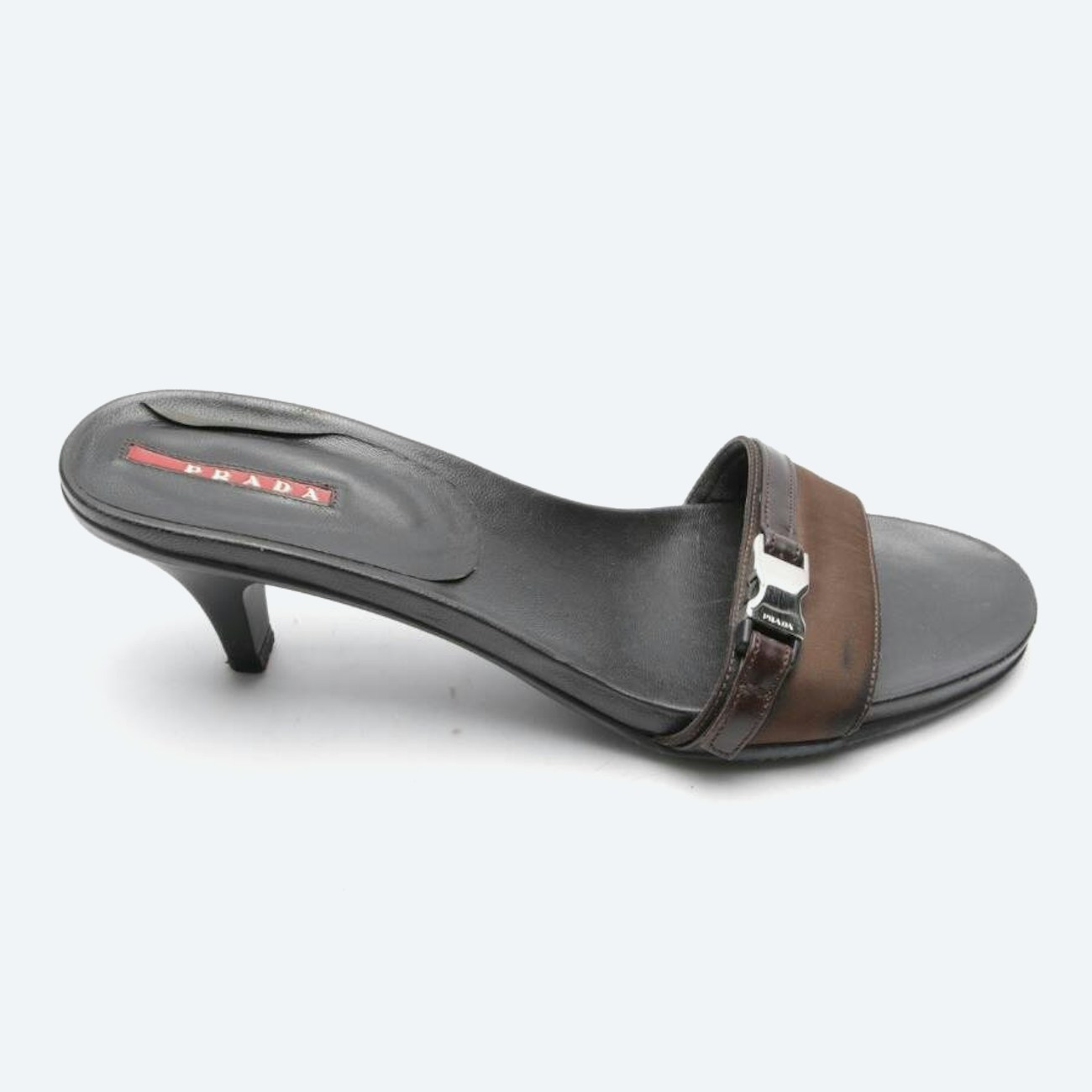 Image 1 of Heeled Sandals EUR 39 Dark Brown in color Brown | Vite EnVogue