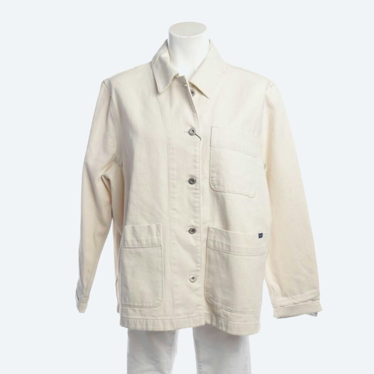 Image 1 of Between-seasons Jacket XL Beige in color White | Vite EnVogue
