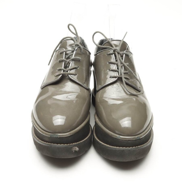 Lace-Up Shoes EUR 37 Olive Green | Vite EnVogue