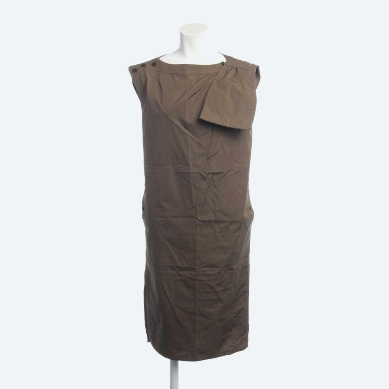 Image 1 of Dress 34 Brown in color Brown | Vite EnVogue