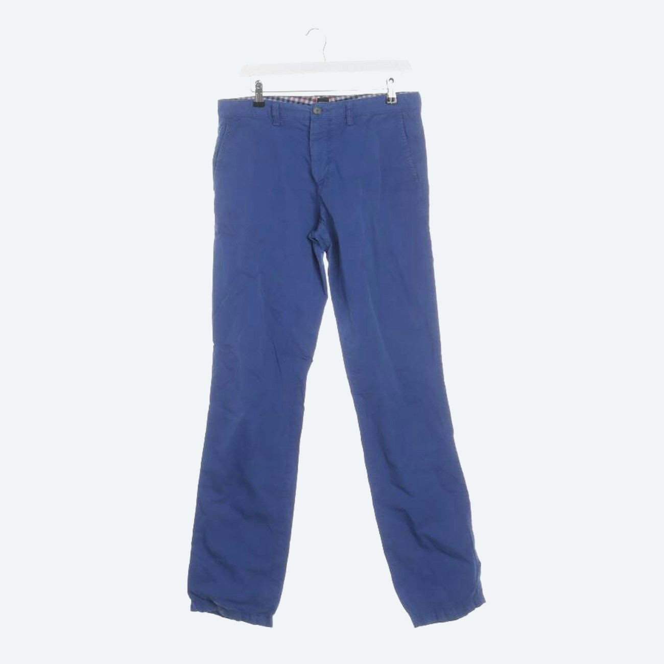 Image 1 of Trousers L Blue in color Blue | Vite EnVogue