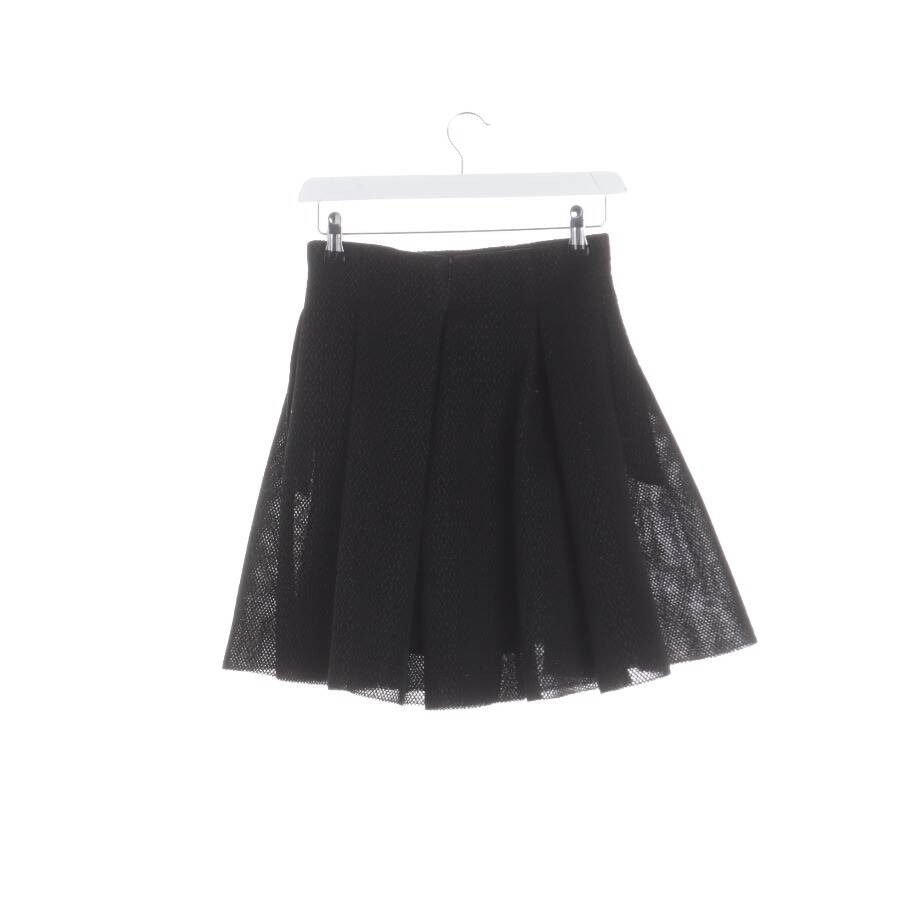 Image 2 of Skirt 34 Black in color Black | Vite EnVogue