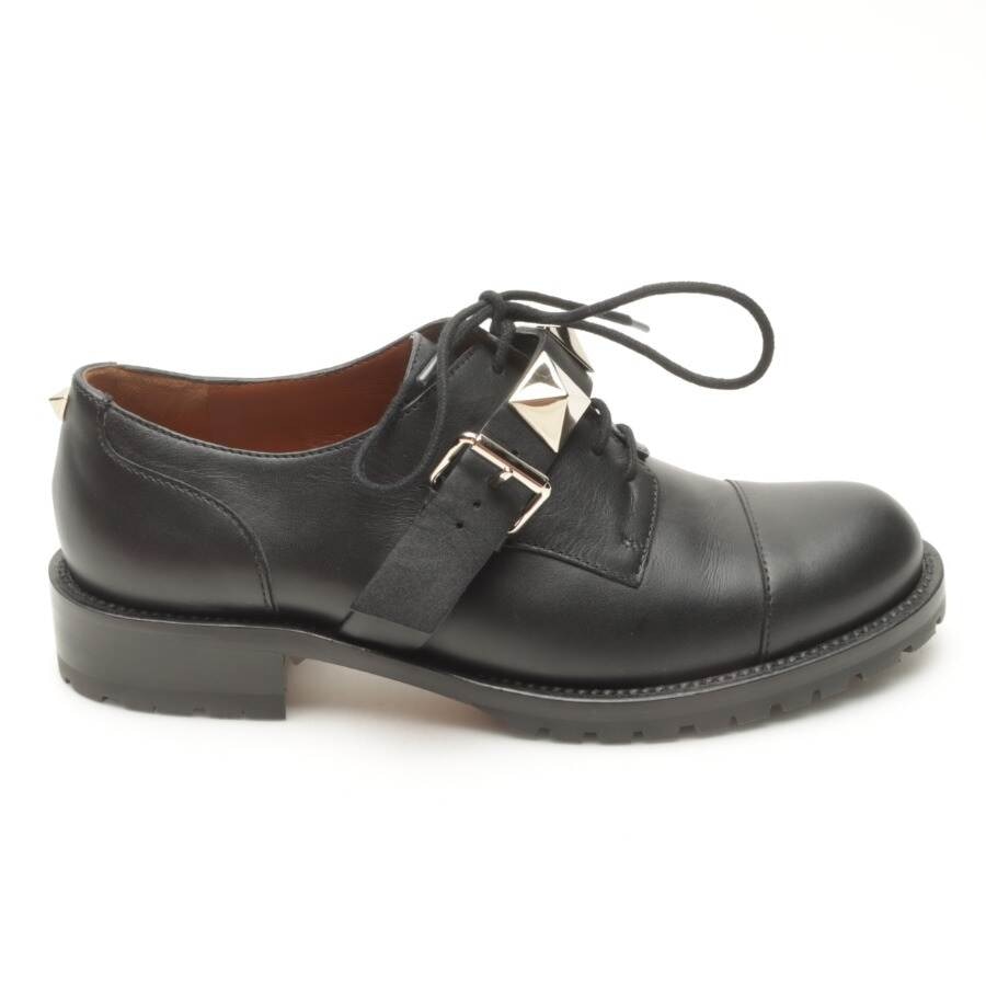 Image 1 of Rockstud Lace-Up Shoes EUR 37 Black in color Black | Vite EnVogue