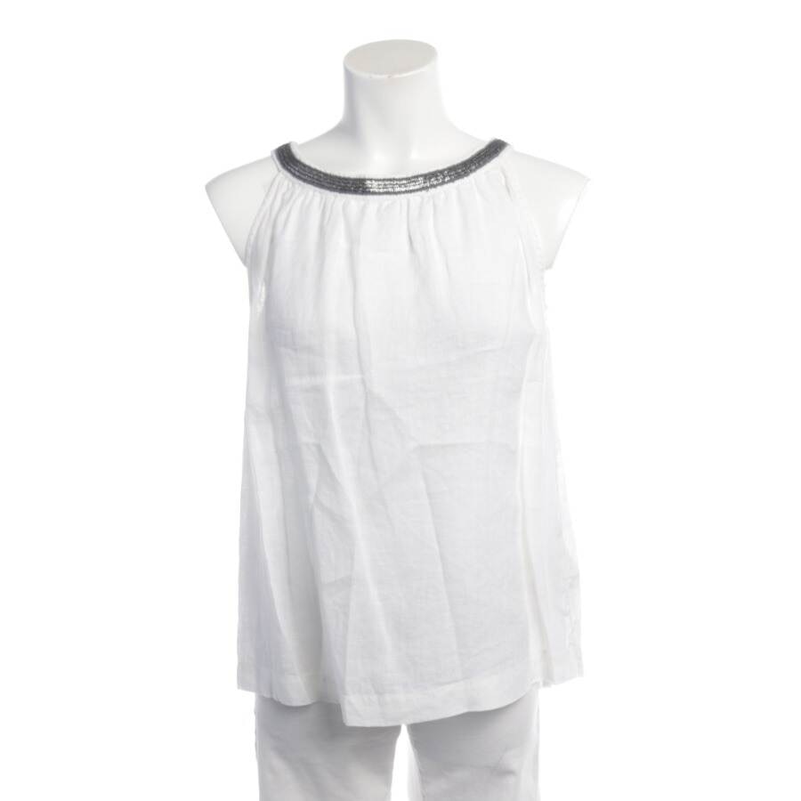 Image 1 of Linen Top S Beige in color White | Vite EnVogue