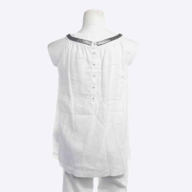Image 2 of Linen Top S Beige in color White | Vite EnVogue