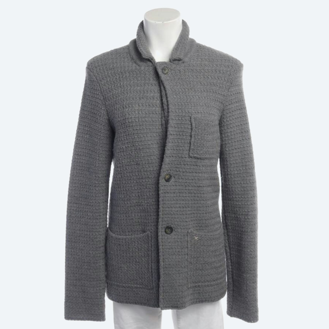 Image 1 of Cardigan S Light Gray in color Gray | Vite EnVogue