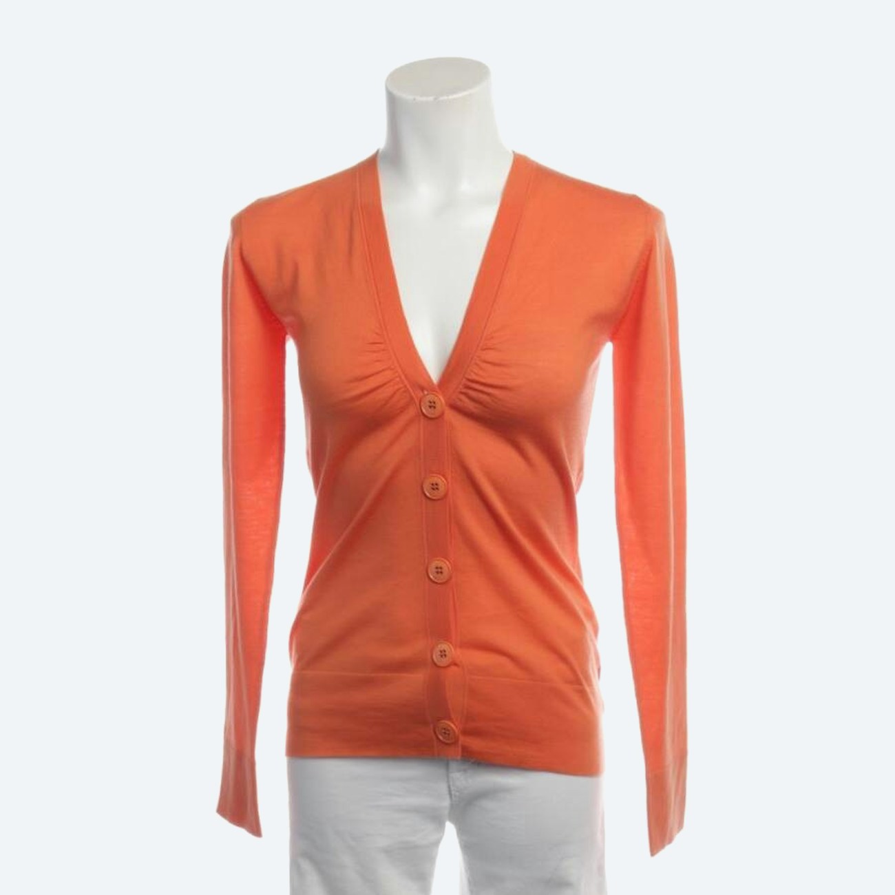 Image 1 of Wool Cardigan 34 Orange in color Orange | Vite EnVogue