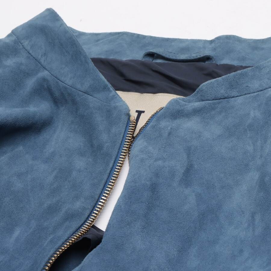 Image 3 of Leather Coat 38 Blue in color Blue | Vite EnVogue