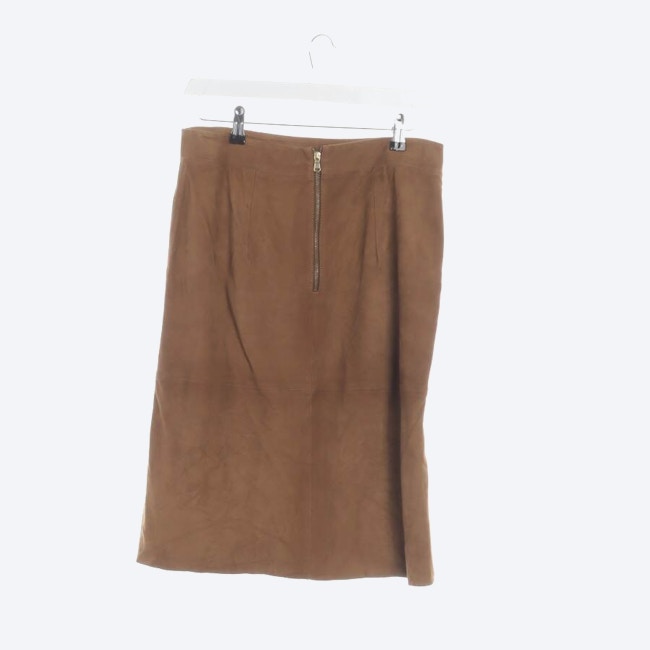 Image 2 of Leather Skirt W30 Brown in color Brown | Vite EnVogue