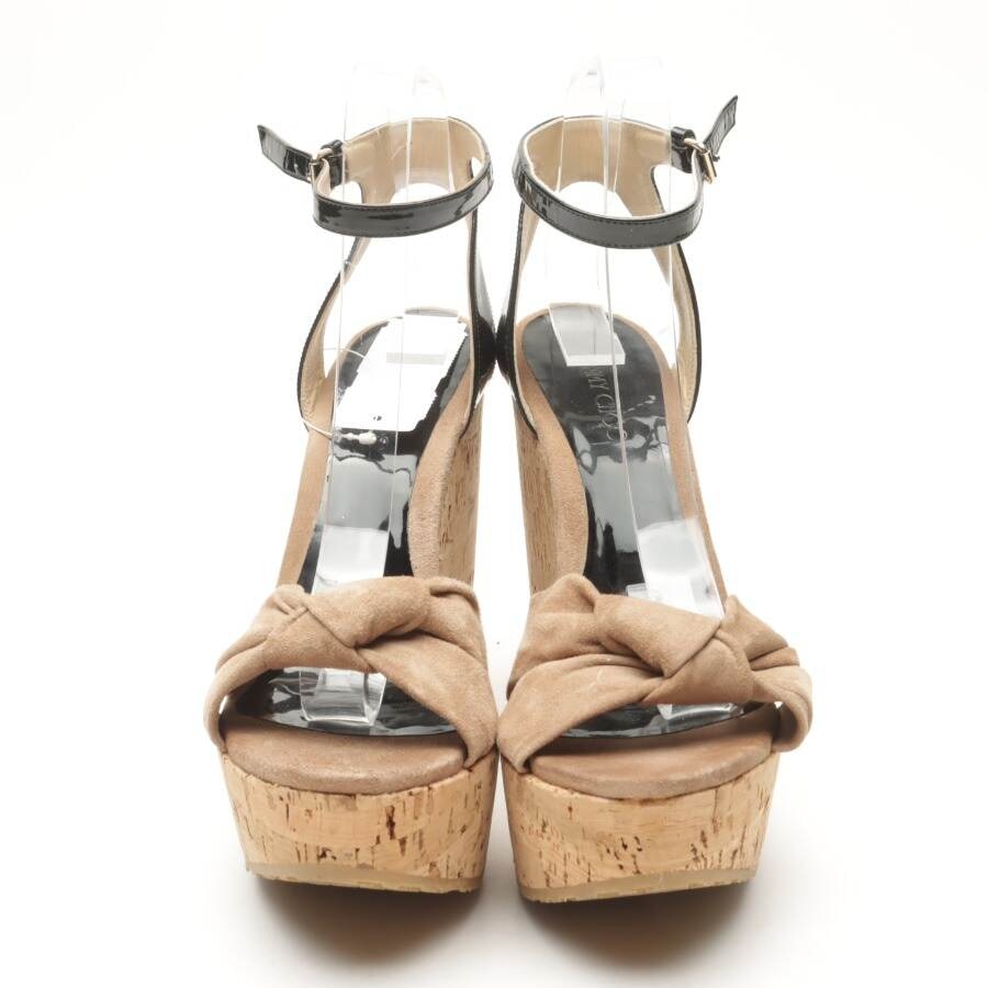 Image 2 of Platform Sandals EUR 39.5 Brown in color Brown | Vite EnVogue