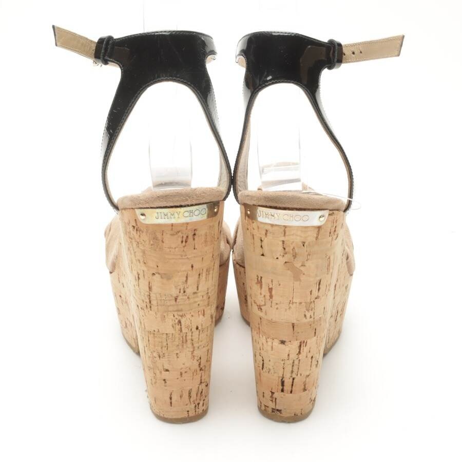 Image 3 of Platform Sandals EUR 39.5 Brown in color Brown | Vite EnVogue
