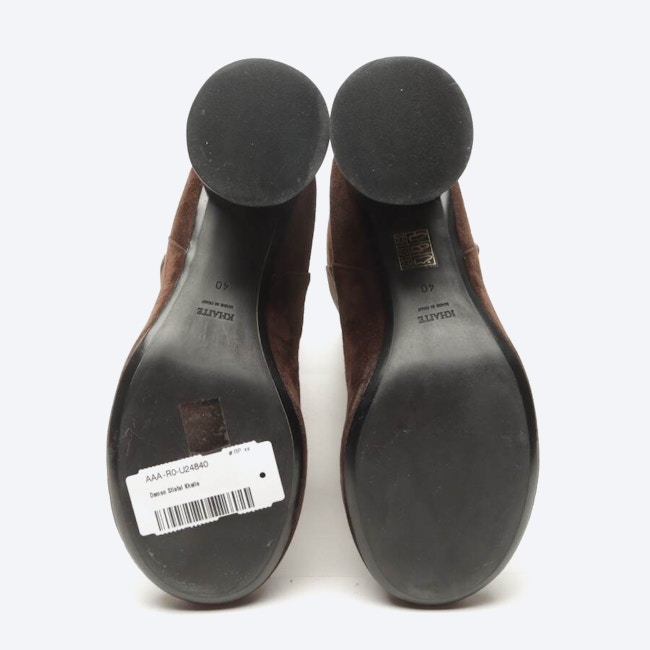Image 4 of Boots EUR 40 Dark Brown in color Brown | Vite EnVogue