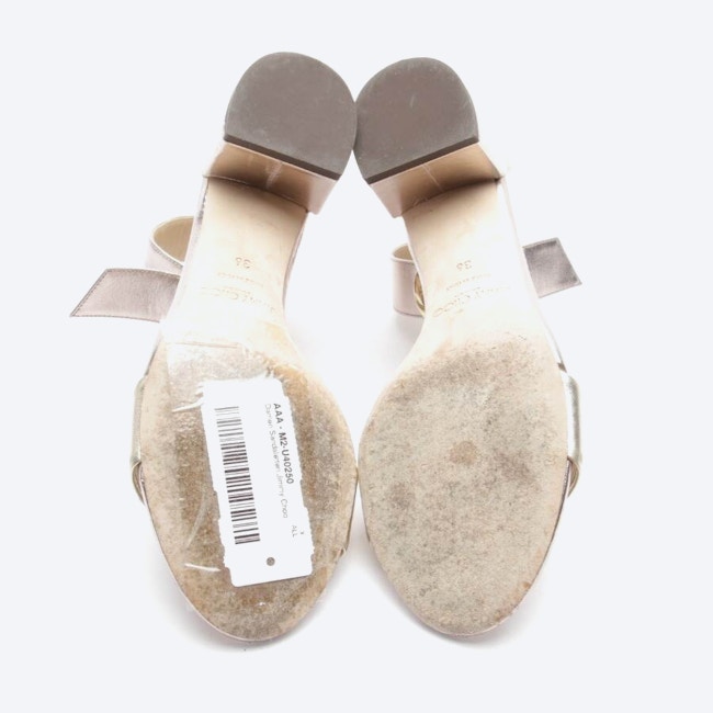 Image 4 of Heeled Sandals EUR 36 Gold in color Metallic | Vite EnVogue