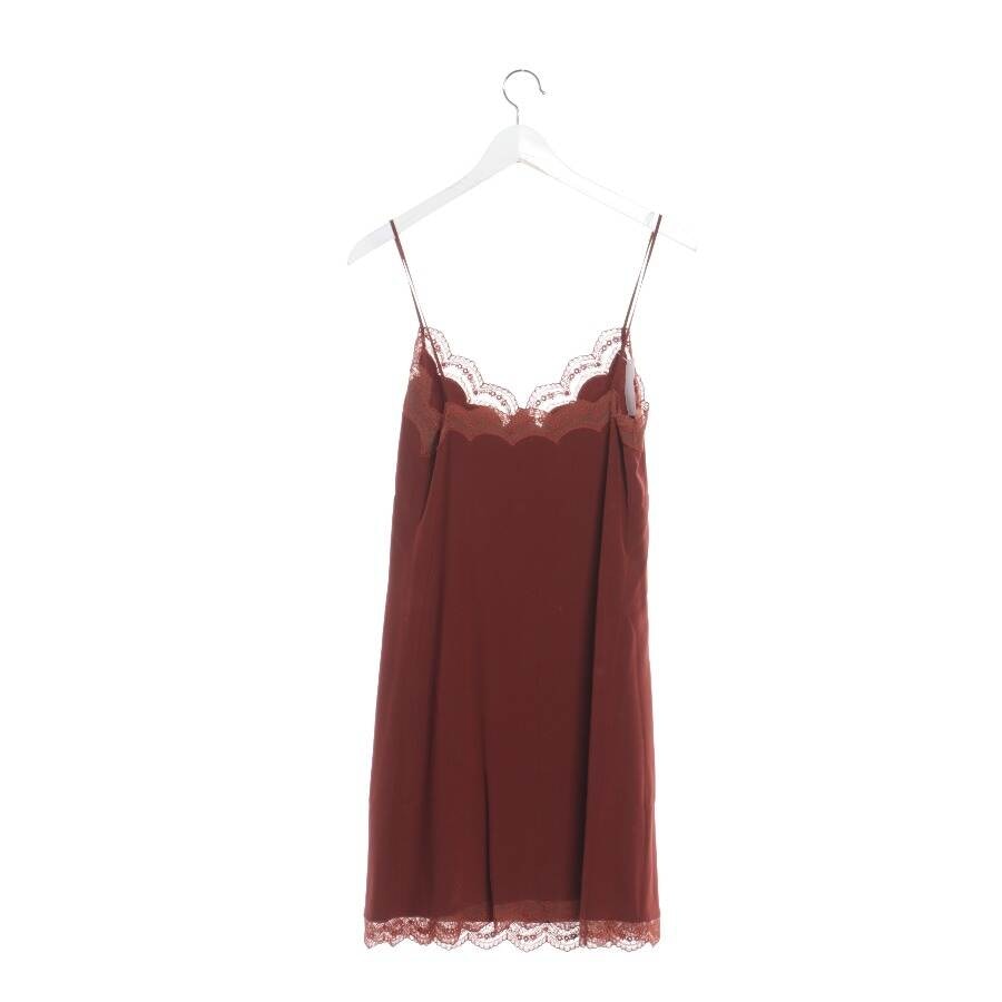Image 2 of Silk Dress 32 Brown in color Brown | Vite EnVogue
