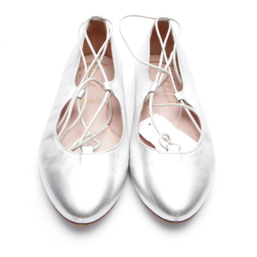 Image 2 of Ballet Flats EUR 36.5 Silver in color Metallic | Vite EnVogue