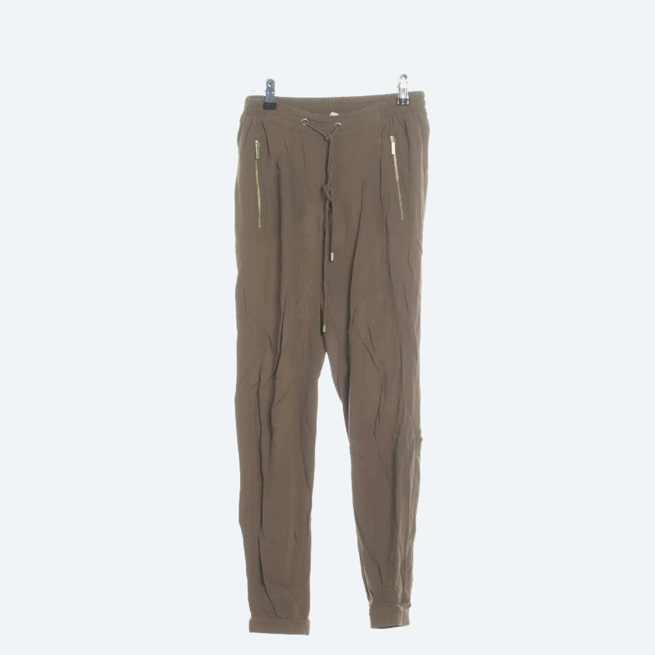 Image 1 of Trousers 2XS Olive Green in color Green | Vite EnVogue