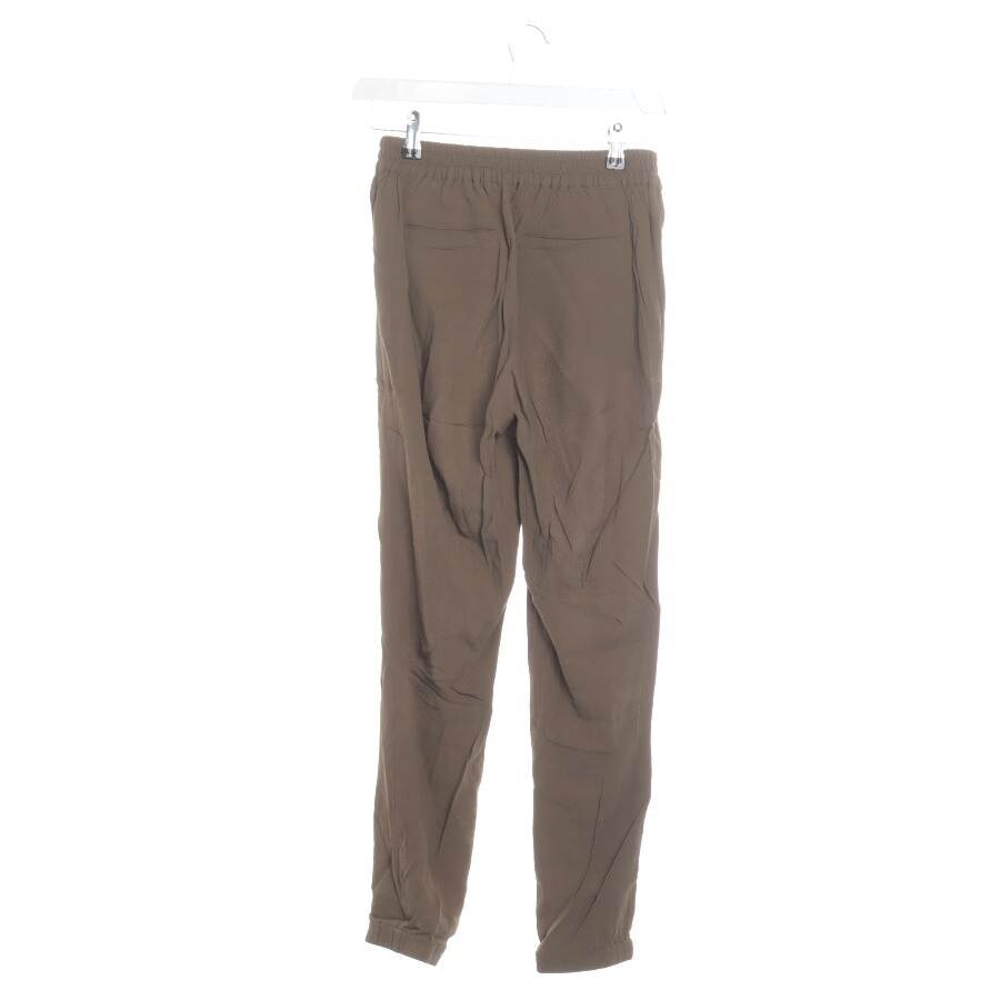Image 2 of Trousers 2XS Olive Green in color Green | Vite EnVogue