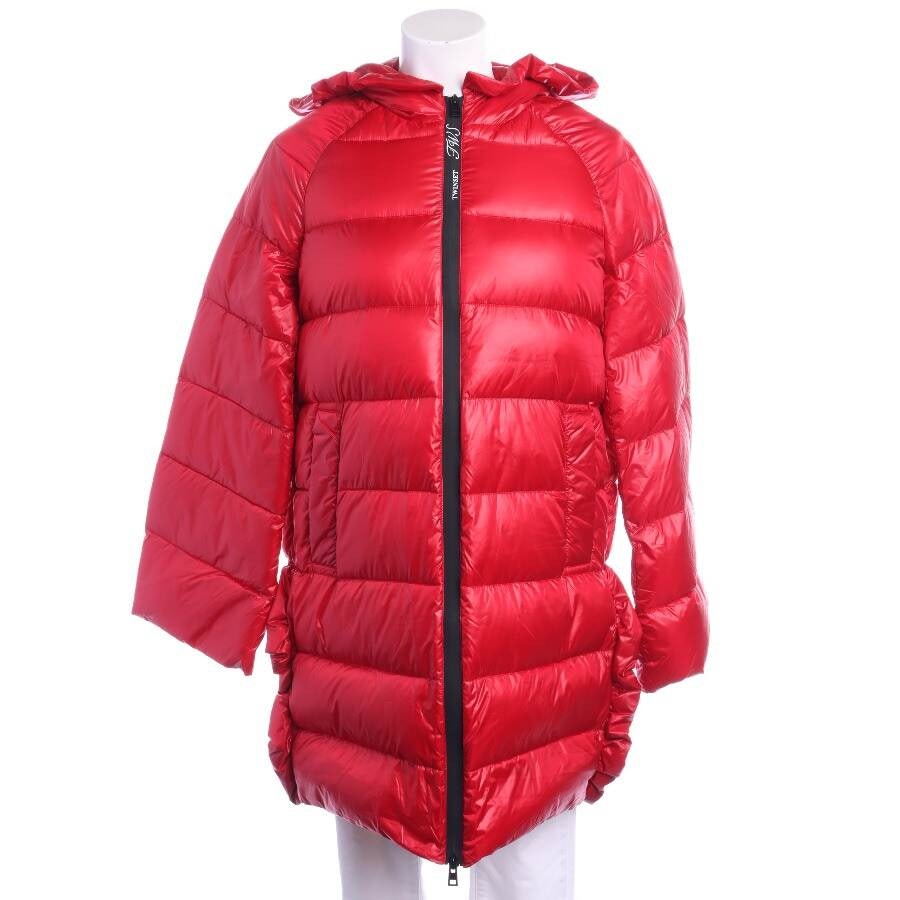 Image 1 of Quilted Coat 38 Red in color Red | Vite EnVogue