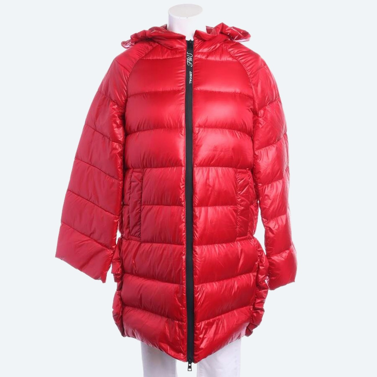 Image 1 of Quilted Coat 38 Red in color Red | Vite EnVogue