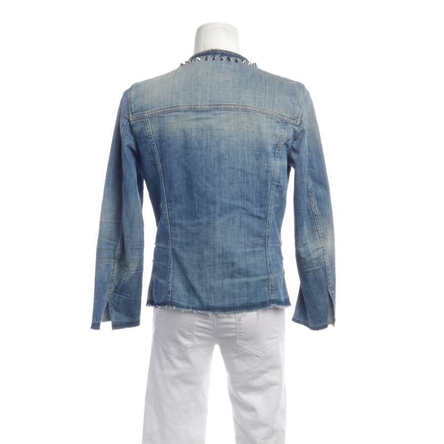 Image 2 of Jeans Jacket L Light Blue in color Blue | Vite EnVogue