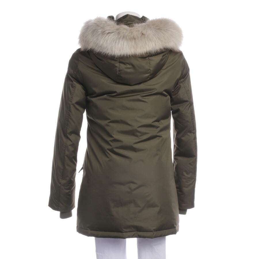 Image 2 of Winter Coat XS Olive Green in color Green | Vite EnVogue