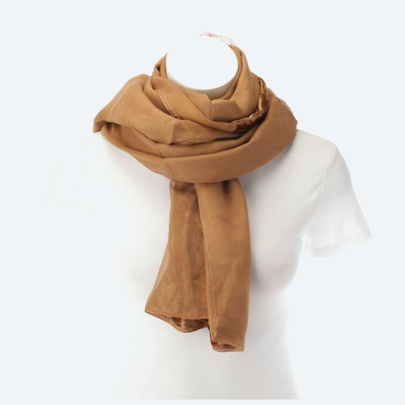 Image 1 of Shawl Light Brown in color Brown | Vite EnVogue