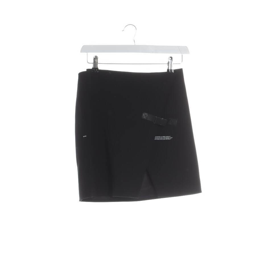 Image 1 of eather details Mini Skirt 32 Black in color Black | Vite EnVogue