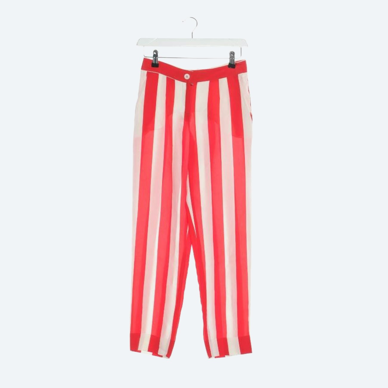 Image 1 of Silk Pants 30 Red in color Red | Vite EnVogue