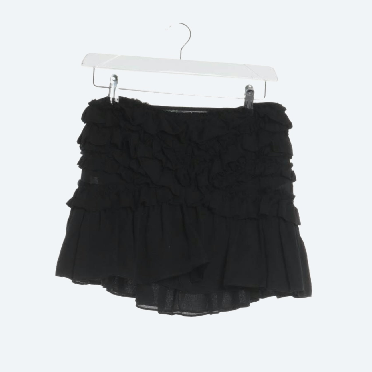 Image 1 of Silk Skirt 36 Black in color Black | Vite EnVogue