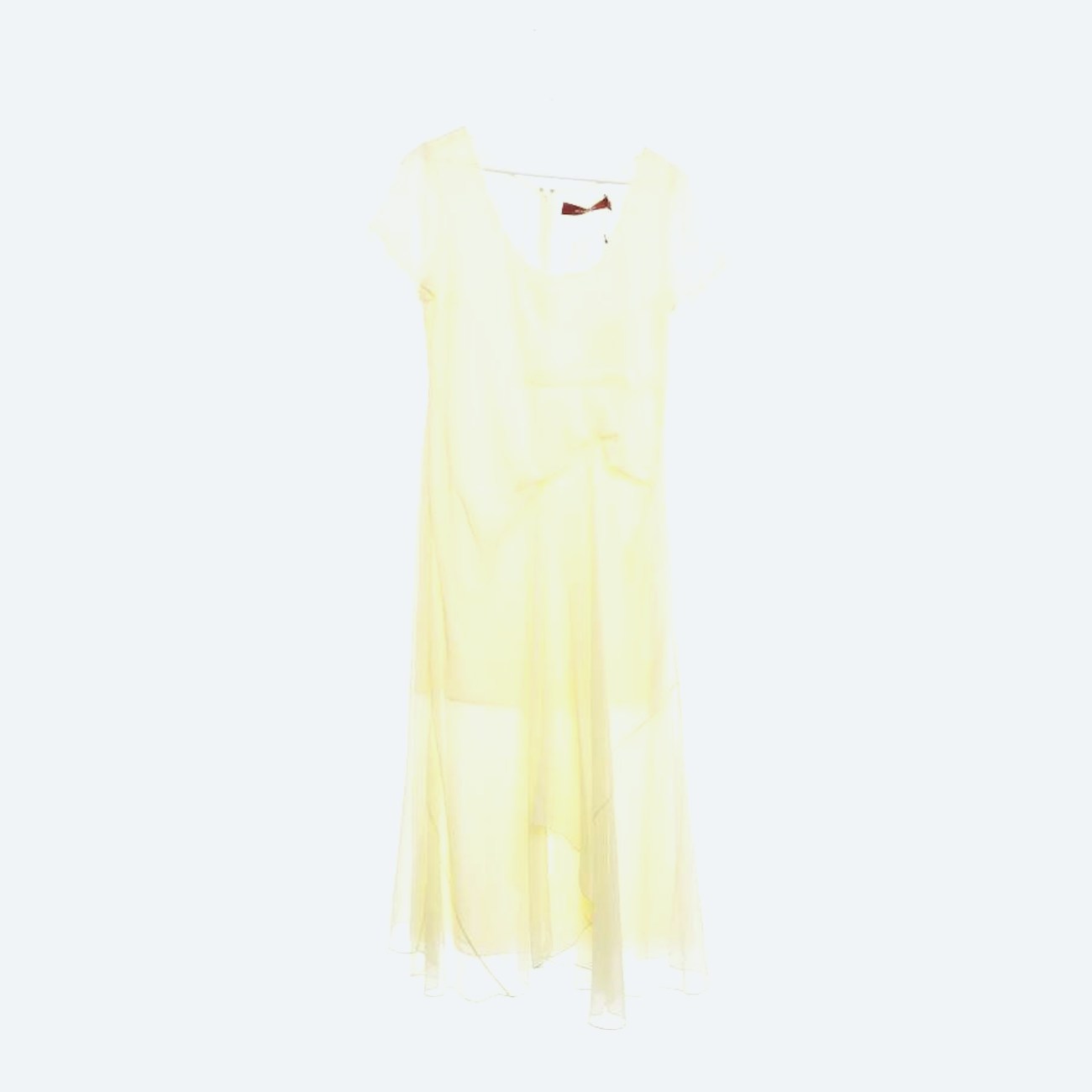 Image 1 of Silk Dress 36 Yellow in color Yellow | Vite EnVogue