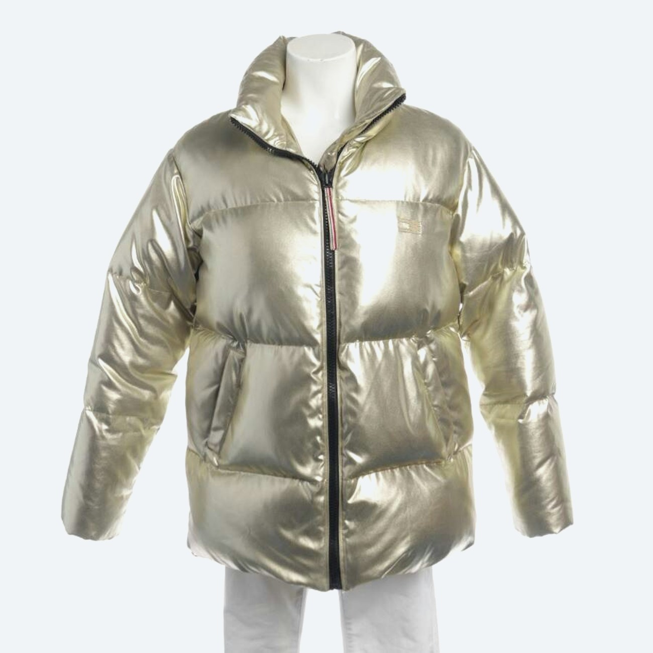 Image 1 of Tommy Icons Winter Jacket XS Gold in color Metallic | Vite EnVogue