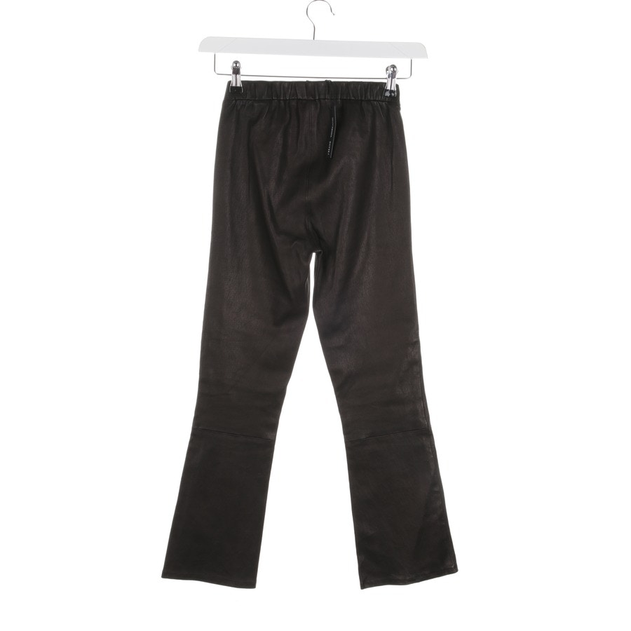 Image 2 of Leather Pants S Black in color Black | Vite EnVogue