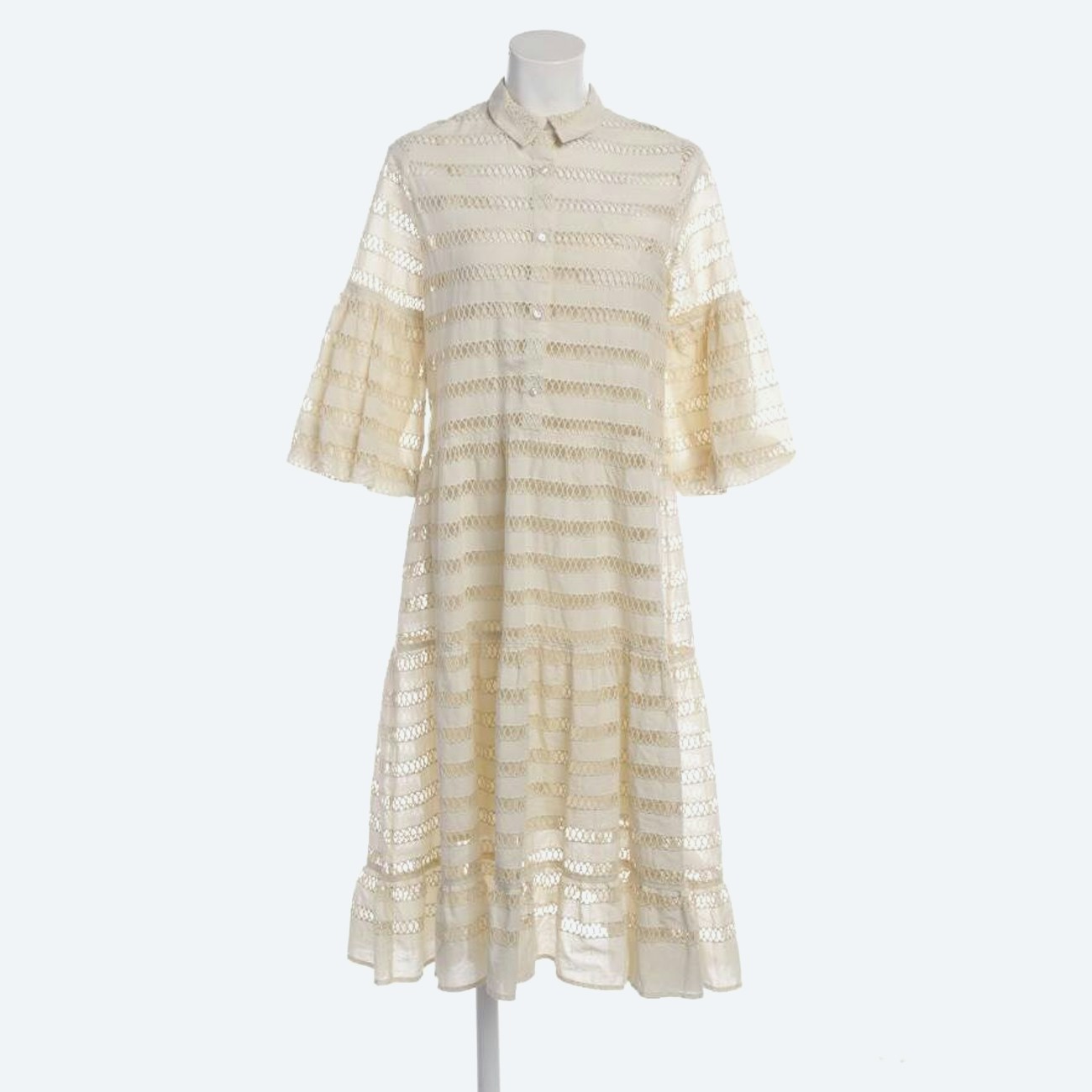 Image 1 of 2 pieces Dress 34 Cream in color White | Vite EnVogue