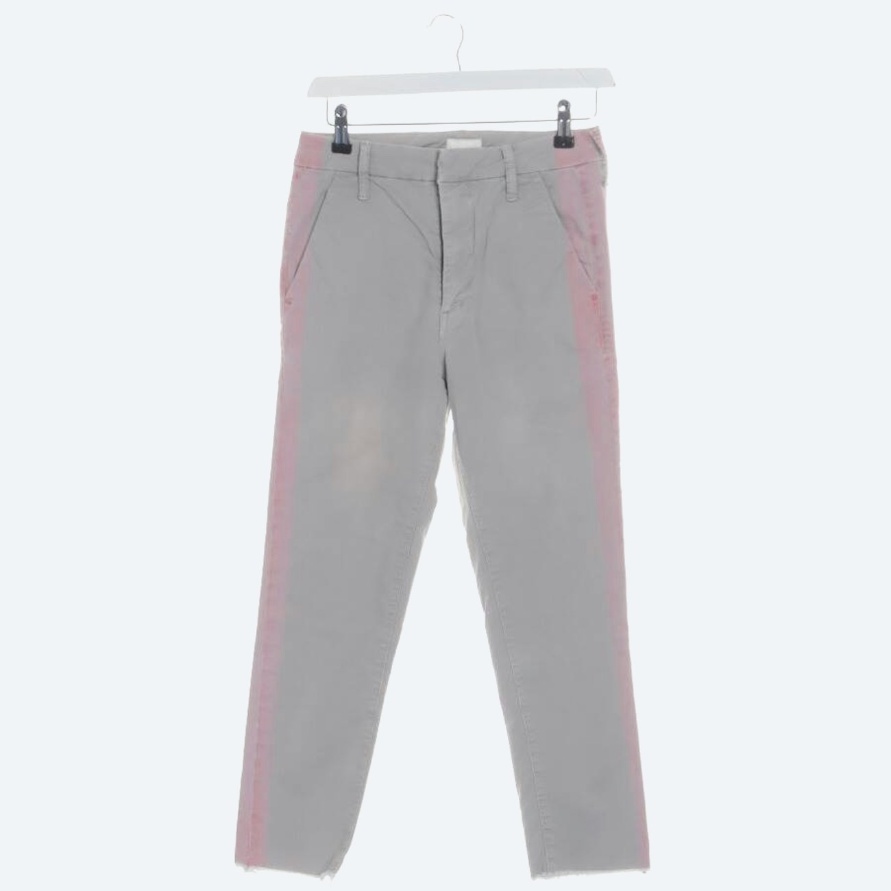 Image 1 of Trousers W24 Light Gray in color Gray | Vite EnVogue