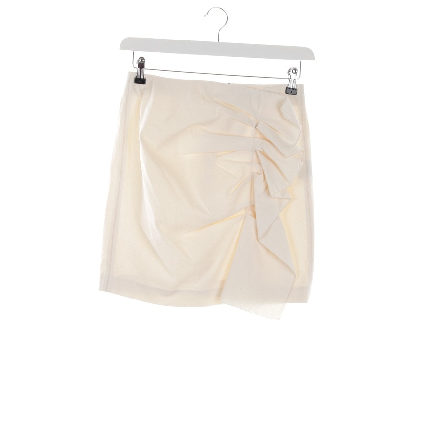 Image 1 of Mini Skirt 36 Beige in color White | Vite EnVogue