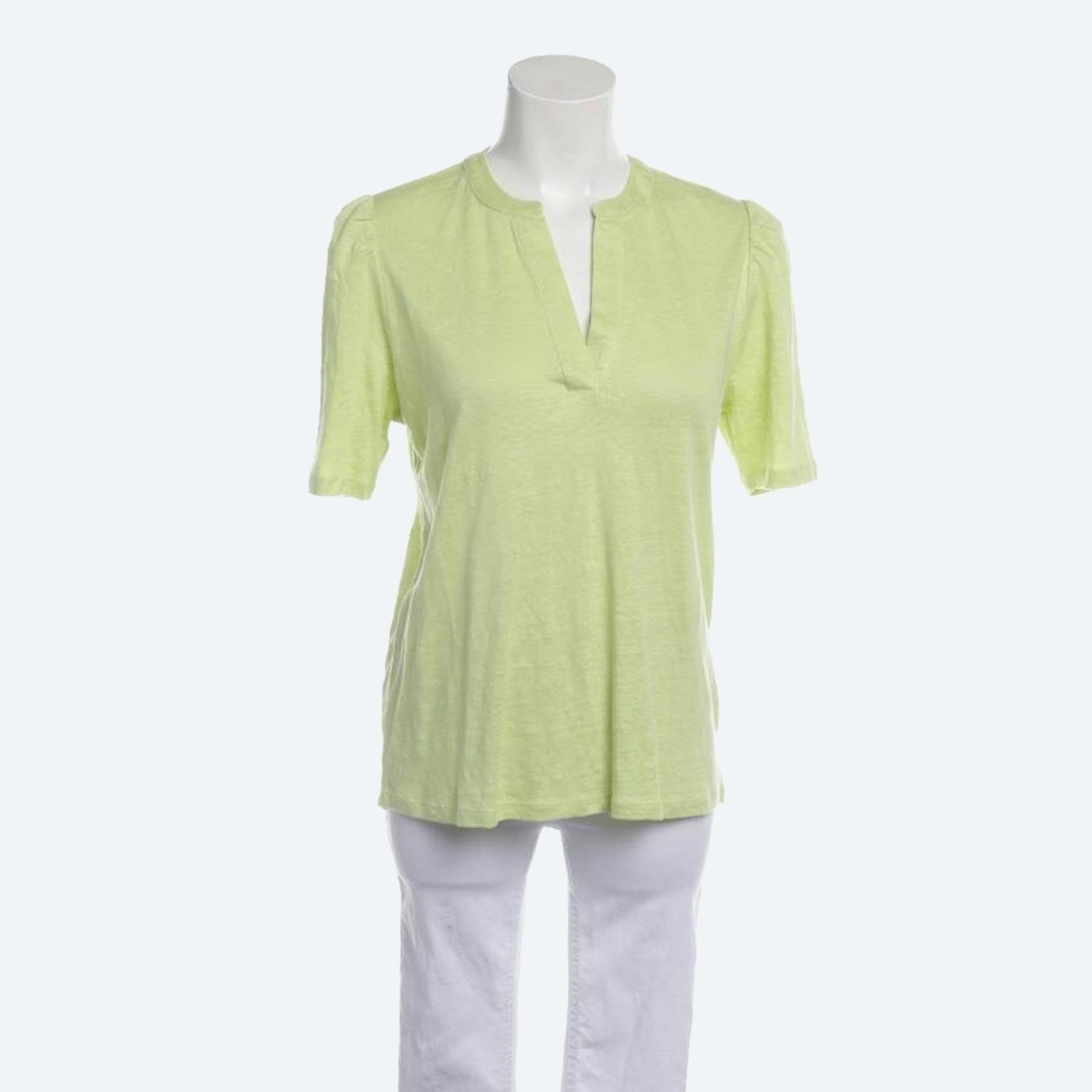 Image 1 of Linen Shirt 36 Light Green in color Green | Vite EnVogue