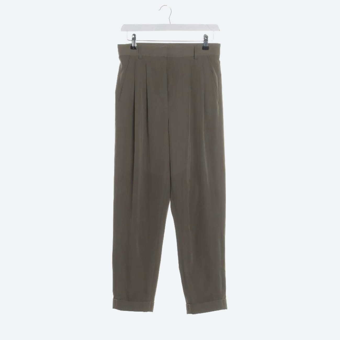 Image 1 of Trousers 32 Olive Green in color Green | Vite EnVogue