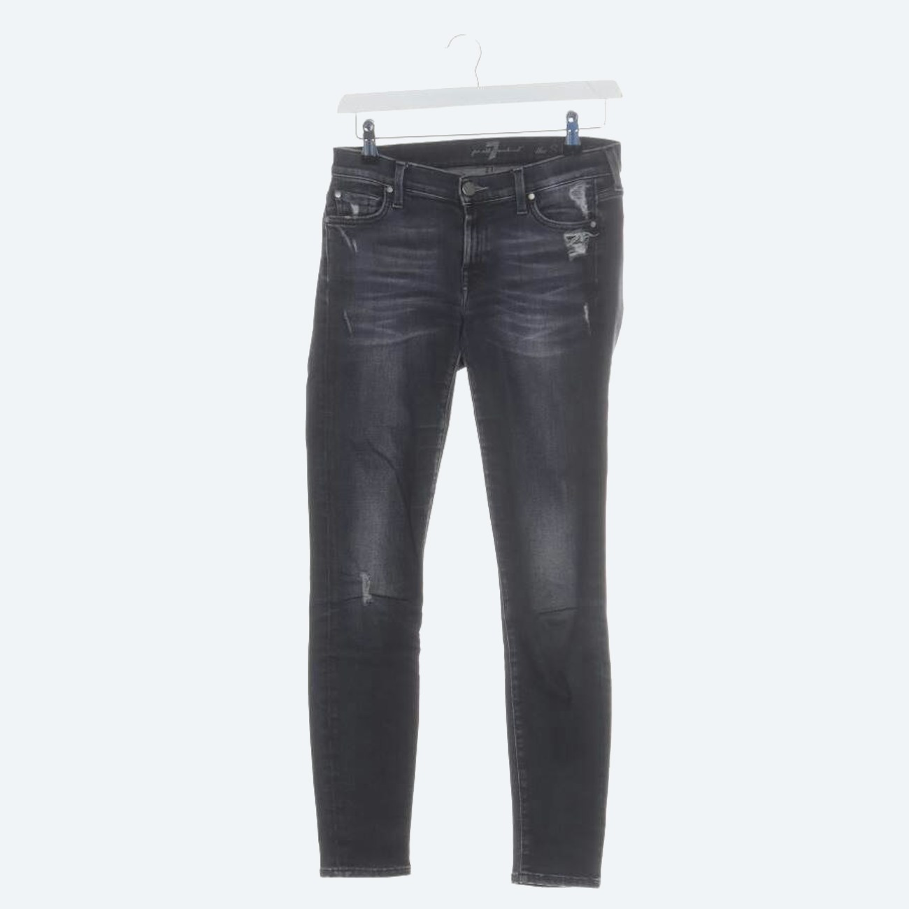 Image 1 of Jeans Skinny W25 Dark Gray in color Gray | Vite EnVogue