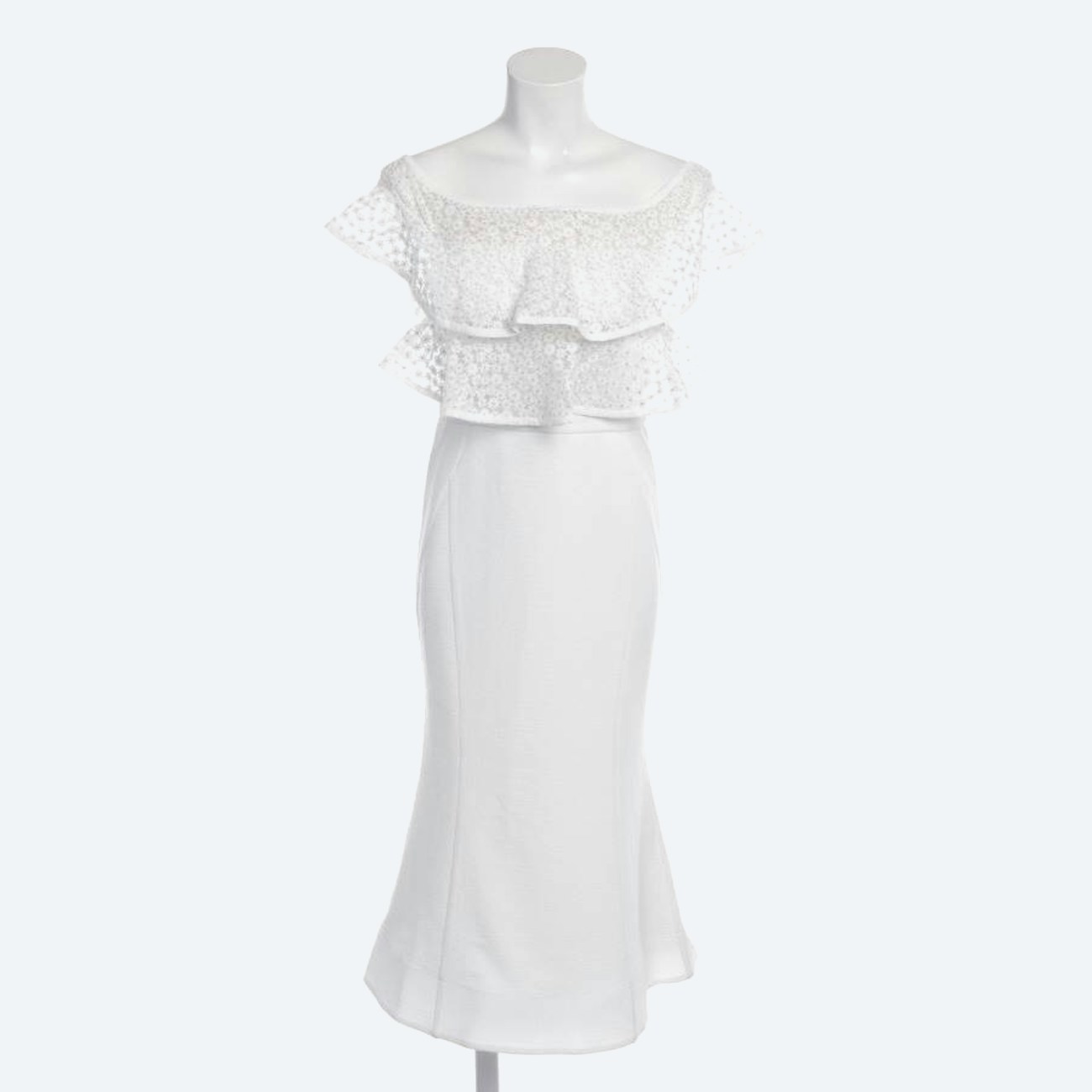 Image 1 of Wedding Dress 34 White in color White | Vite EnVogue